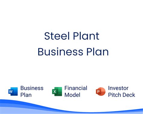 steel company business plan template